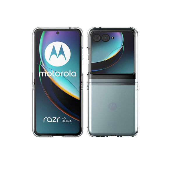 Motorola Moto Razr 40 Ultra - CLASY® Crystal Clear PC Hard Crystal Phone Case