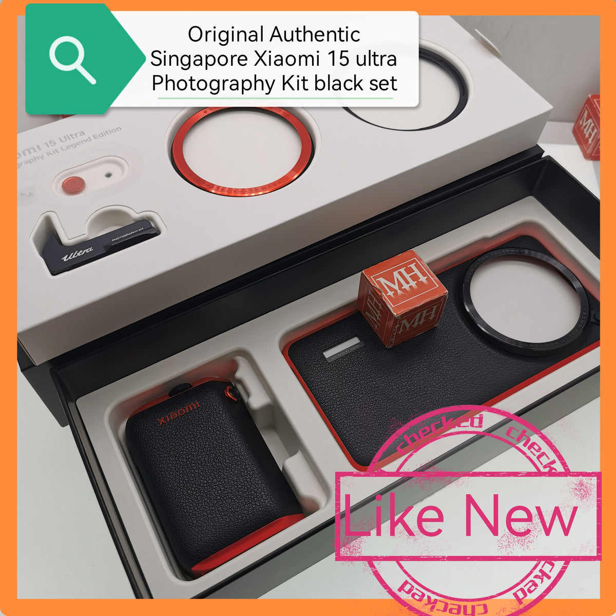 Original Authentic Singapore Xiaomi 15 ultra Photography Kit black