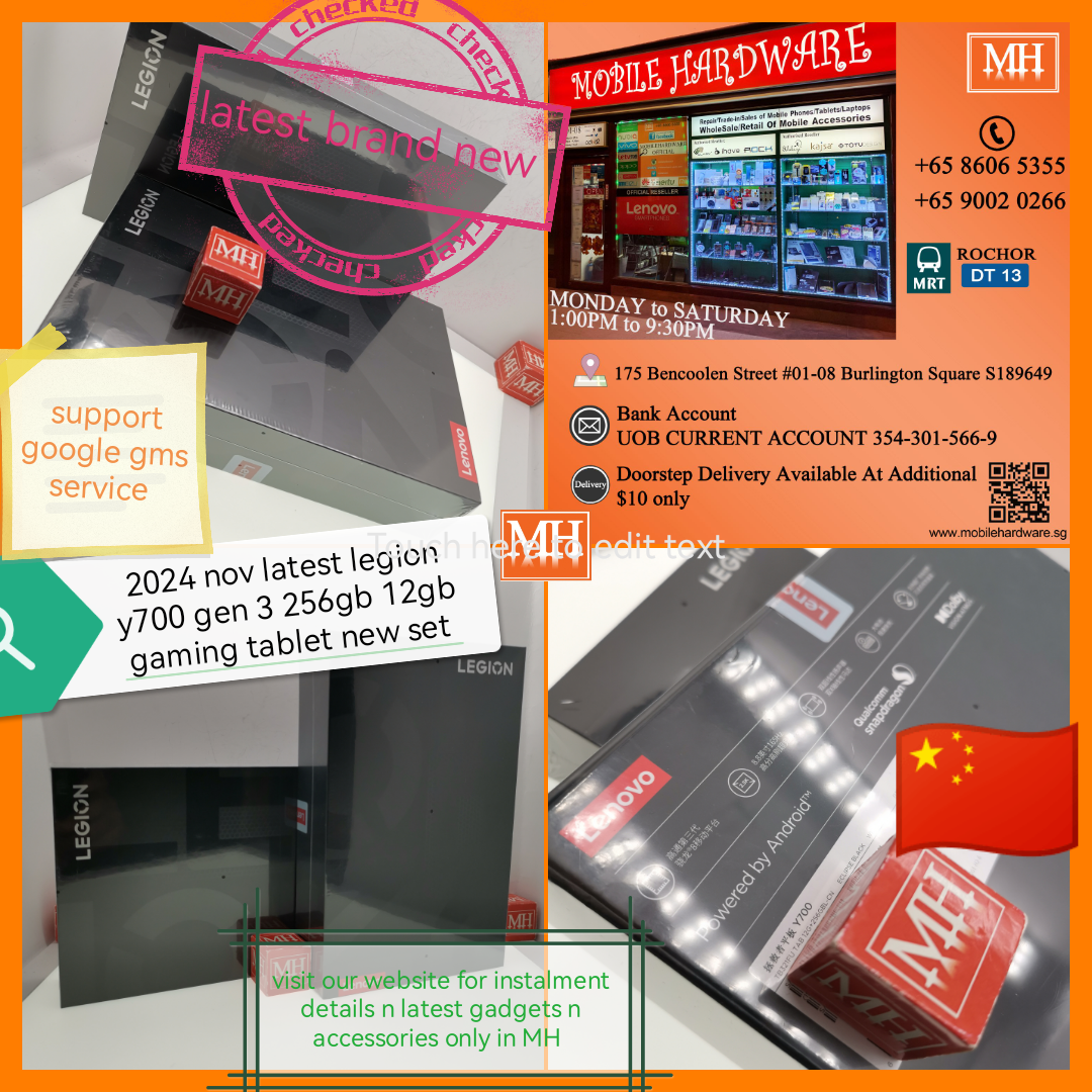 2025 snapdragon gen 3 latest Lenovo legion y700 256gb gaming