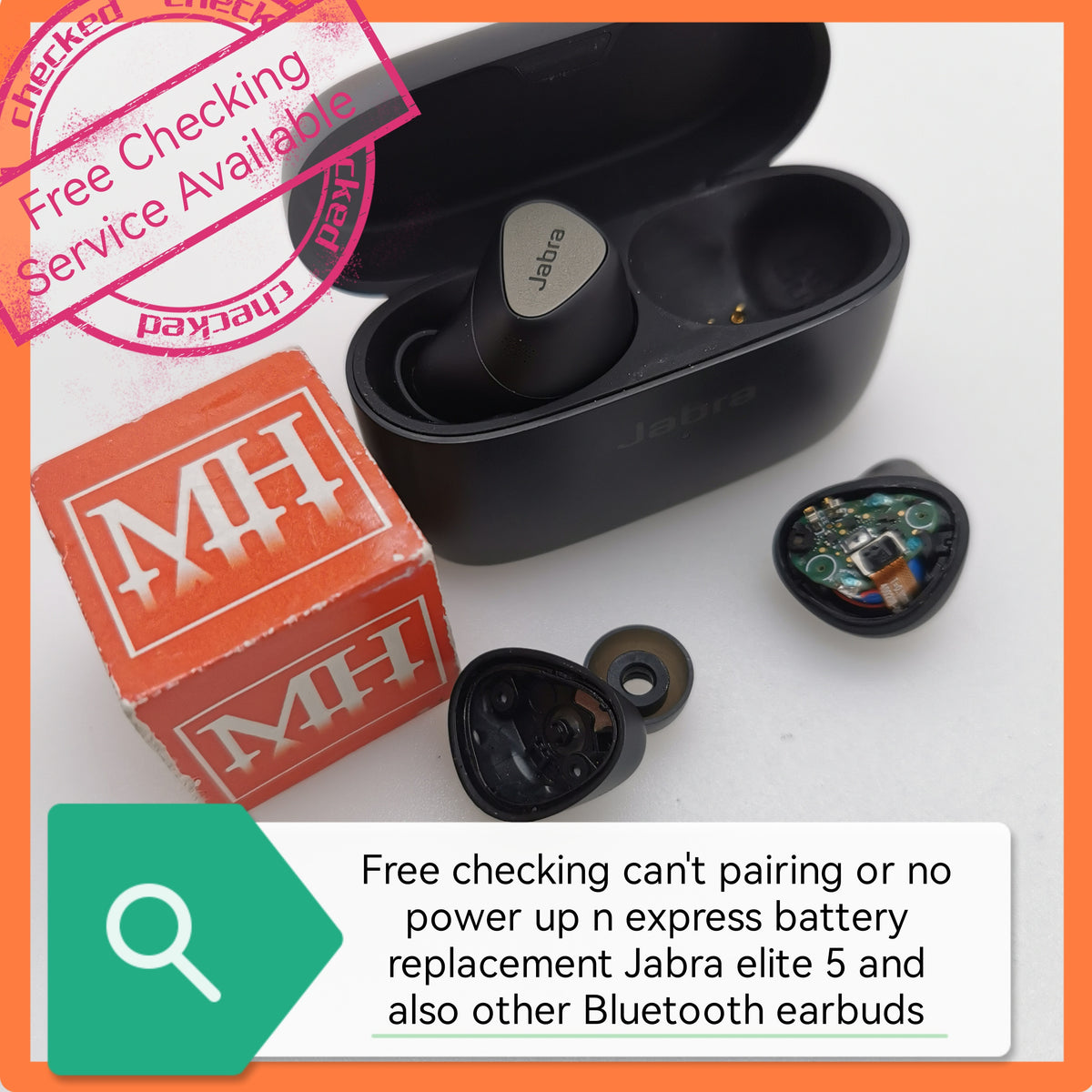 Free checking can't pairing or no power up n express battery