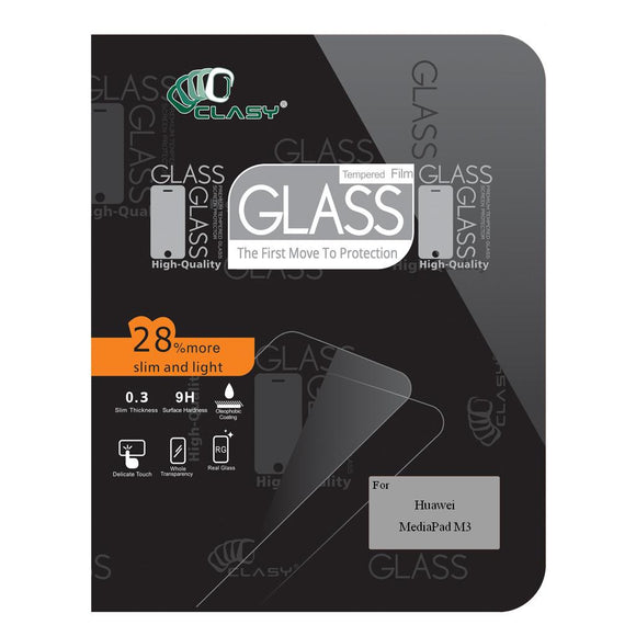 CLASY® Premium Tempered GLass - Huawei MediaPad M3