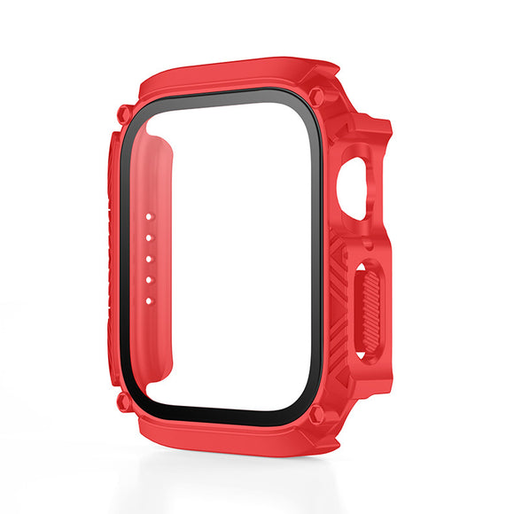 Apple Watch 45mm - Rugged Bumper Case with Built-in Screen Protection