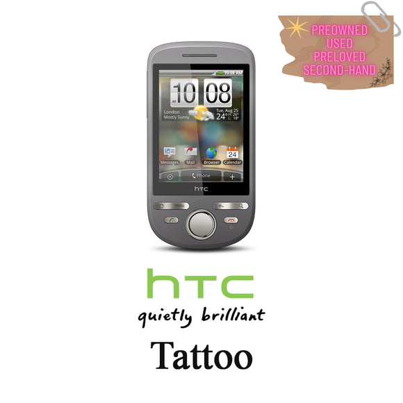 ASK PRICE PREOWNED HTC Tattoo A3288 Gray