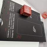 Original authentic anti bacterial rog 7 all series gaming tempered glass set