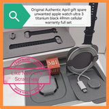 Original Authentic Apr gift spare unwanted official apple watch ultra 3 titanium black 49mm cellular warranty full set