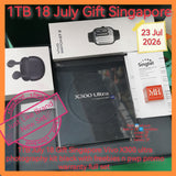 1TB 18 July Gift+freebies Singapore Vivo X300 ultra 5g 2 lens telescope photography kit n pwp Promo warranty full set