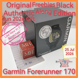 Original Authentic jun receipt Singapore Garmin forerunner 170 with freebies black warranty full set