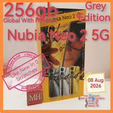 256gb global with freebies Nubia Neo 2 5G grey gaming full set