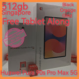 512gb Singapore Huawei Pura 90s Pro Max 5G free tablet warranty new set