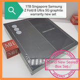 1TB Singapore Samsung z Fold 8 Ultra 5G graphite warranty new set