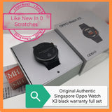 Original Authentic Singapore Oppo Watch X3 black warranty full set