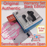 Original Authentic warranty Singapore Sennheiser Accentum Open black warranty full set