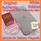 Original Authentic warranty apple iphone Air battery magsafe white warranty Set