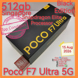 512gb Singapore Poco F7 Ultra 5G black snapdragon elite full set