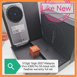 512gb 16gb 2027 Malaysia vivo X300 Pro 5G black with freebies warranty full set