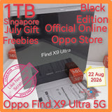 1tb july gift freebies Singapore Oppo Find X9 Ultra 5G black snapdragon hasselblad camera warranty full set