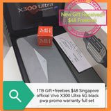 1tb gift with freebies Singapore Vivo X300 ultra 5G black pwp promo warranty full set