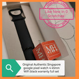 Original Authentic Singapore warranty google pixel watch 4 45mm WiFi black warranty full set