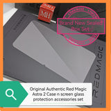 Original Authentic for red magic astra 2 case n screen glass protection accessories set