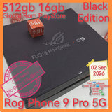512gb 16gb Asus Rog Phone 9 Pro 5G black snapdragon gaming full set