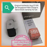 Original Authentic Aug 27 Gift Singapore Fitbit charge 6 black warranty full set