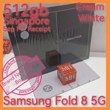 512gb Sep M1 Receipt Singapore Samsung Fold 8 5G cream warranty new set