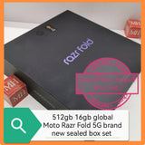512gb 16gb global Motorola moto Razr Fold 5g black white new sealed box set