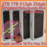 Singapore apple iphone 18 pro max 5g warranty new set
