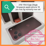 Singapore apple iphone 18 pro max 5g warranty new set