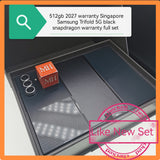 512gb 2027 warranty Singapore Samsung Trifold 5G black snapdragon warranty full set