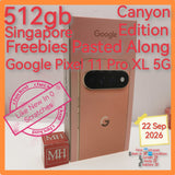 512gb freebies Singapore google pixel 11 Pro XL 5G Canyon warranty full set