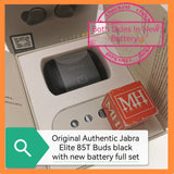 Original Authentic Jabra Elite 85T Buds black with new battery full set