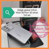 256gb global Infinix Note 50 Pro+ 5G silver full set