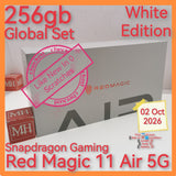 256gb global version red magic 11 Air 5G snapdragon gaming white full set