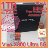 1tb Sep 24 Receipt Singapore official Vivo X300 Ultra 5G black with freebies warranty full set