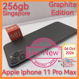 256gb Singapore apple iphone 11 Pro Max graphite set