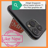 256gb Singapore apple iphone 11 Pro Max graphite set