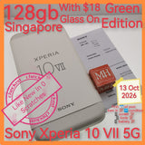 128gb with freebies Singapore official Sony Xperia 10 VII 5G green warranty full set