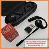 EMEET Airflow Open Ear Headphones with Mic, Zoom Certified,True Wireless Headsets with Detachable Microphone, ENC+VoiceCore 2.0 Noise Cancelling, Bluetooth 5.3,Multi-Point, Wireless Earbuds for Work