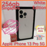 256gb Singapore apple iphone 13 Pro 5G silver full set