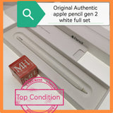 Original Authentic apple pencil gen 2 white full set