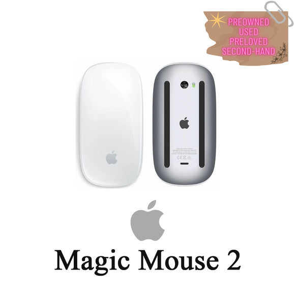 ASK PRICE PREOWNED Apple Magic Mouse 2 A1657 MLA02ZA/A White
