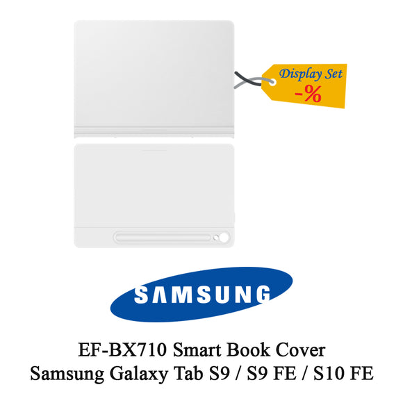 ASK PRICE DISPLAY SET Samsung Smart Book Cover EF-BX710 For Samsung Galaxy Tab S9 / S9 FE / S10 FE White
