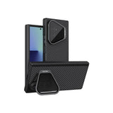 Samsung Galaxy Z Fold 8 Ultra - Nillkin CarboProp Case Magnetic Kickstand Transparent Black Lens Cover Camera Protect