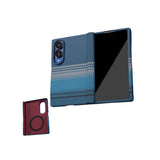 Samsung Galaxy Z Fold 8 - CLASY® Ski-Thin Enhanced Series Magnetic Built-in Screen Protector With Hinge Texture Design Protection Case