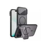 Apple iPhone 17 Pro Max - Nillkin Camshield Prop Clear Version Case Magnetic Kickstand Transparent Lens Cover Camera Protect