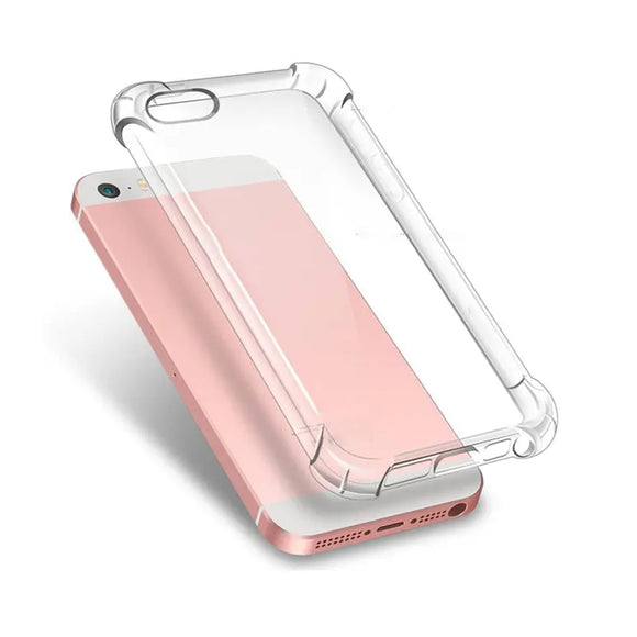 Apple iPhone 5 / 5S / SE - CLASY® Ski-Thin Series 4-Corner Bumper TPU Case
