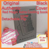 Original Authentic red magic astra book cover detachable flip black set