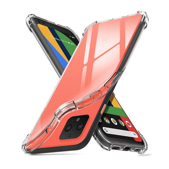 Google Pixel 4 XL - CLASY® Ski-Thin Series 4-Corner Bumper TPU Case