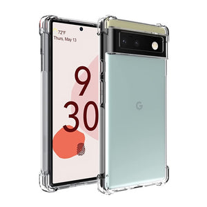 Google Pixel 6 - CLASY® Ski-Thin Series 4-Corner Bumper TPU Case